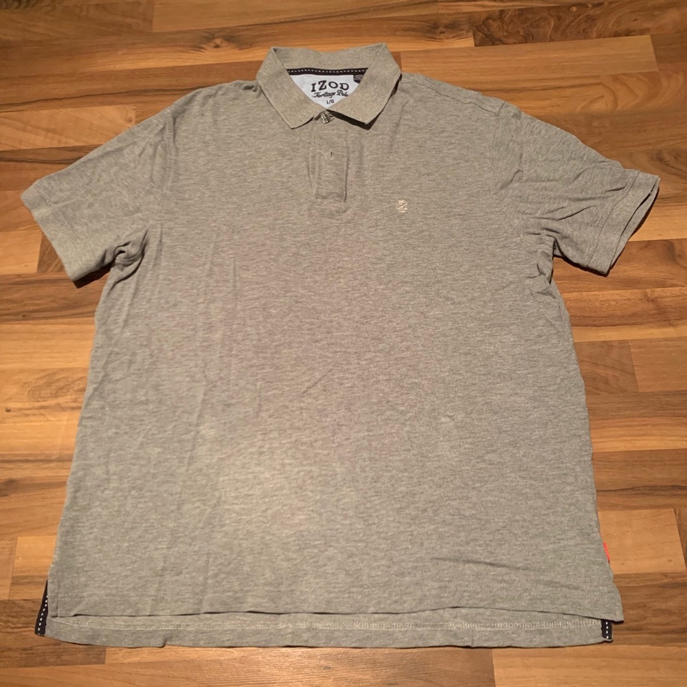 Gray Izod Polo Shirt